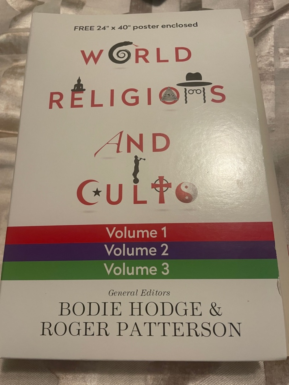 Master Books World Religions & Cults 3-Volume Set | like new